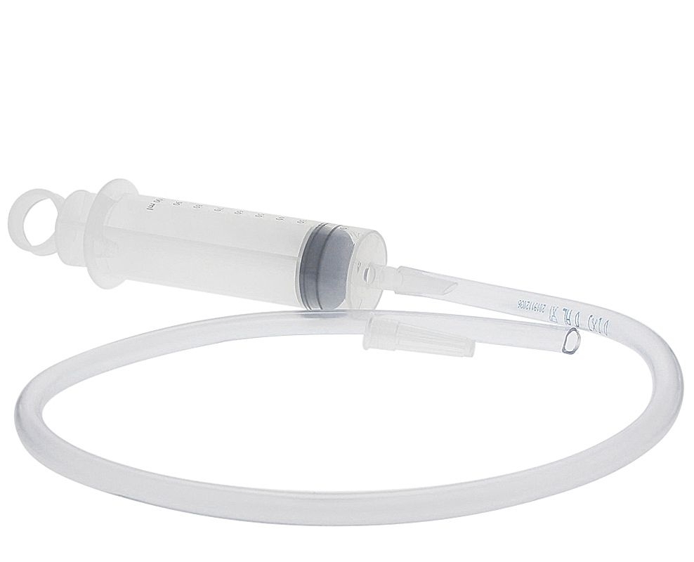 100 ml Spritze Blasenspritze, Kosmetex Wundspritze mit 80cm PVC-Schlauch. Für Hobby und Beruf. 