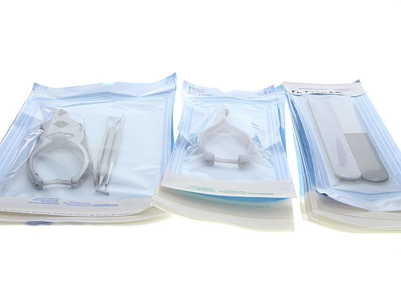 200x Sterilisationsbeutel 6 x 10 cm mit SK Verschluß Sterilisier-Beutel, Steribeutel für Autoklaven, selbst-klebend 6x10 cm