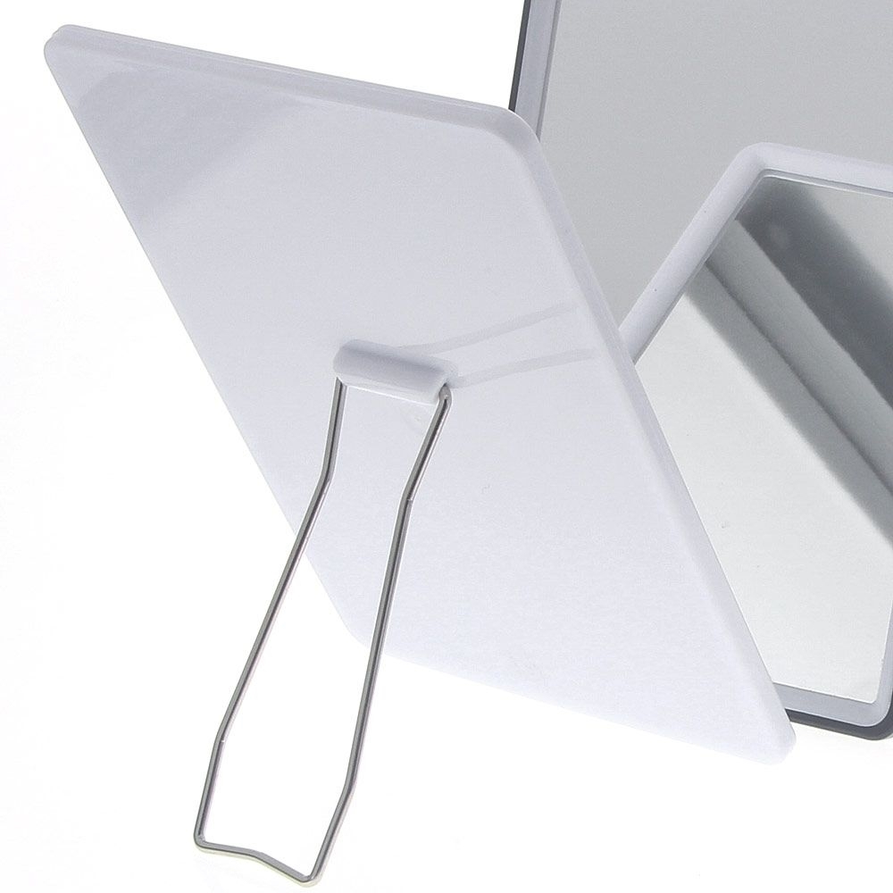 Stellspiegel, Kosmetex Tisch-Spiegel flexibel zum Stellen oder Hängen, 13 x 19 cm 