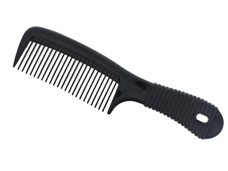 Kamm mit Griff, Kosmetex Strähnenkamm 20 cm Griffkamm mit Grip 