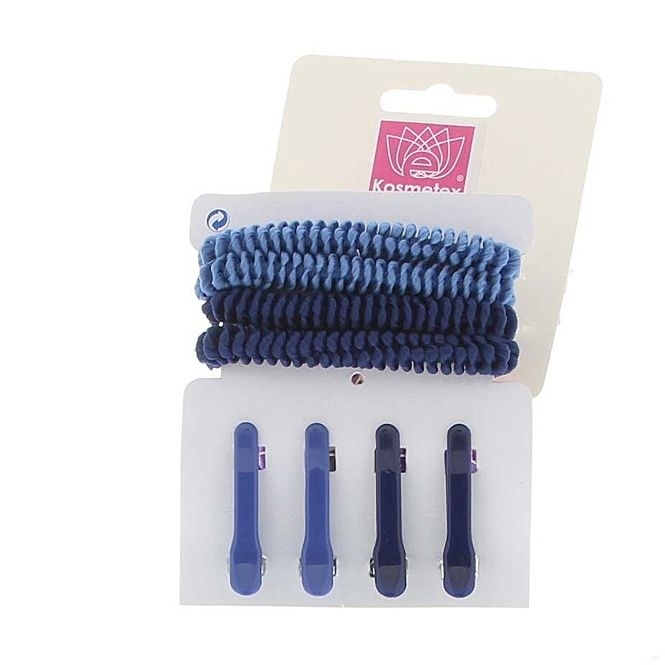 Haarschmuck Sets in maritimen Farben Haargummis, Haarklammern und Clipse 