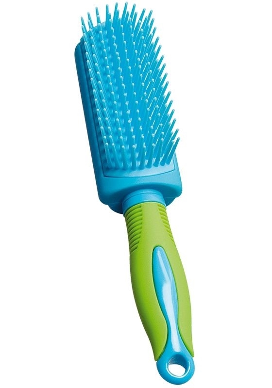 Kinder Haarbürste, Kamm Kosmetex Kinderbürste, grün-blau 