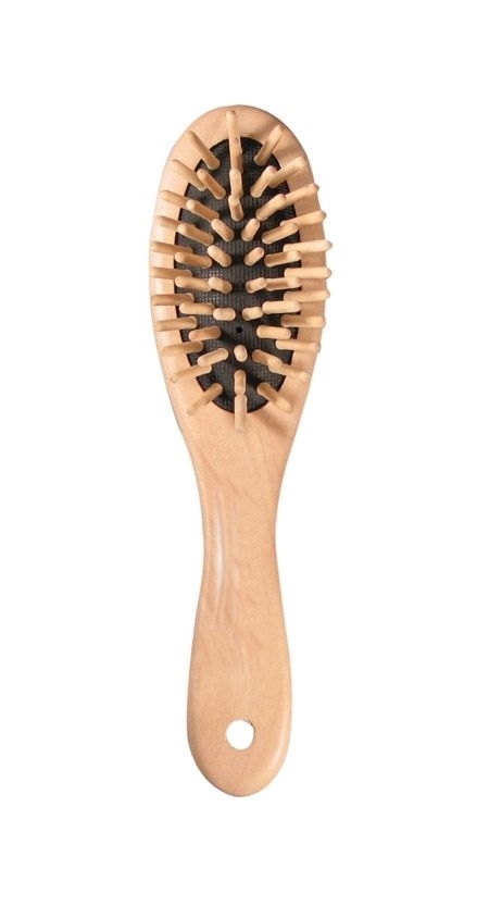 Haarbürste aus Holz Pneumatikbürste für dichtes, lockiges und langes Haar. 