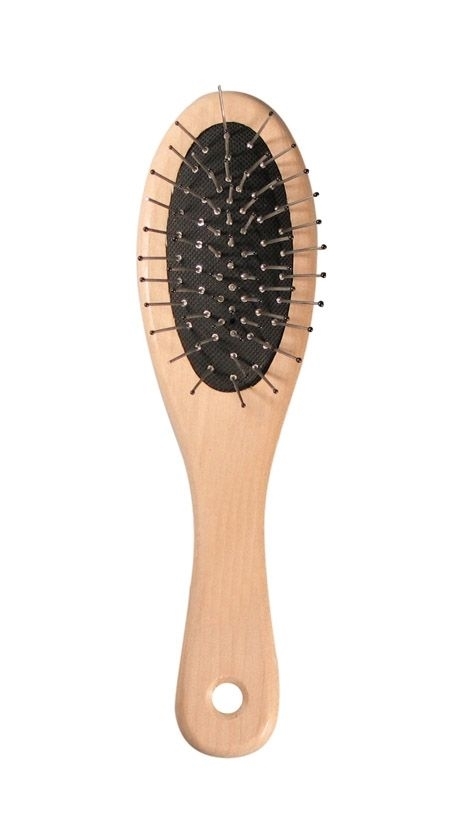 Haarbürste aus Holz Pneumatikbürste für dichtes, lockiges und langes Haar. Klein