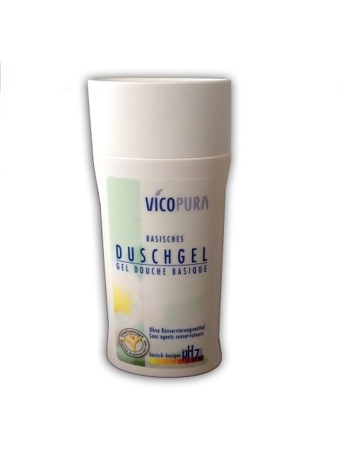 VICOPURA Duschgel, basisch pH 7,4, basische Reinigung für den Körper, ohne Konservierungsmittel 
