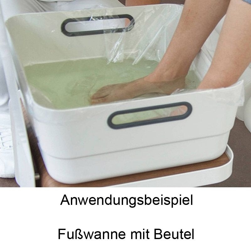 Beutel Groß für Fußwanne - Fuß-Badewanne, Kosmetex, bis Fußschüssel ca. 40 x 40 cm u. Runde, 100 Stück 