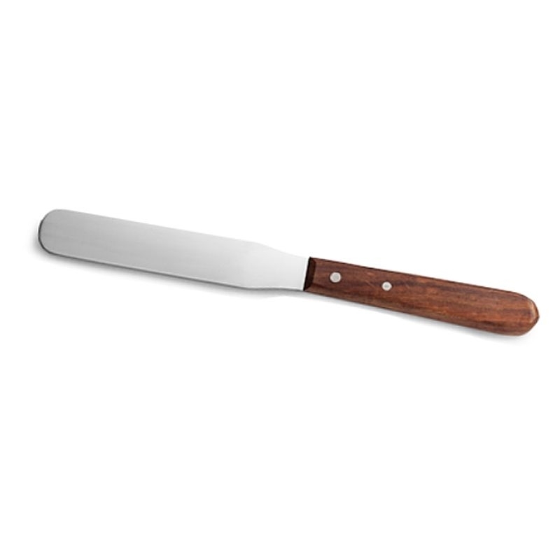 Kosmetex Wachsspatel breit 22mm, Metallspatel 21 cm, für die Wachs-Enthaarung 