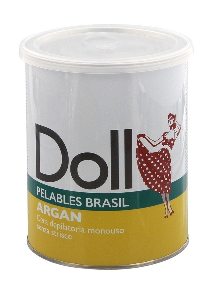 Argan Doll Wachs, Pelables Primo Wachsdose für flexibles Waxing ohne Vliesstreife, 800g 
