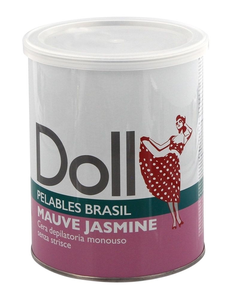 Malve Jasmin Doll Wachs, Pelables Primo Wachsdose für flexibles Waxing ohne Vliesstreife, 800g 