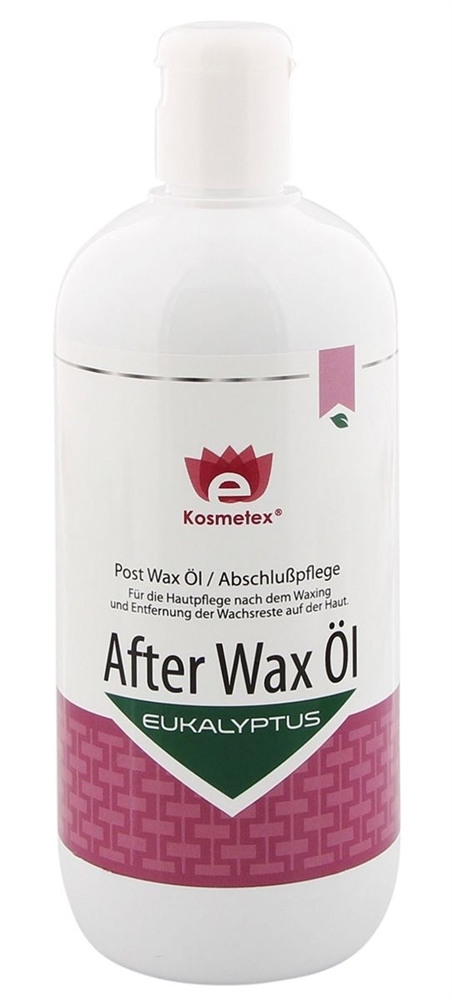 Kosmetex After Wax Öl mit Eukalyptus entfernt Wachsreste nach dem Wachsen - Waxing, Abschlußpflege, 500ml 