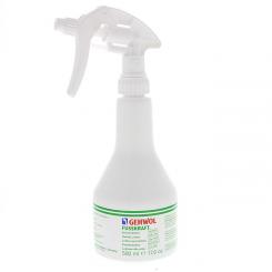GEHWOL Kräuterlotion, Fussdeo mit Urea Fussdeospray, kühlend, Fusskraft, 500 ml mit Spender