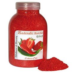 Badesalz Erdbeere, Chili, Camillen 60, Fussbad wärmender Badezusatz für kalte Füsse, mit Fruchtextrakt, 1350 g
