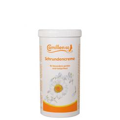 Schrundencreme Camillen 60, Fußcreme mit Kamille, Vitamin A für rissige Füsse 450ml Nachfüll