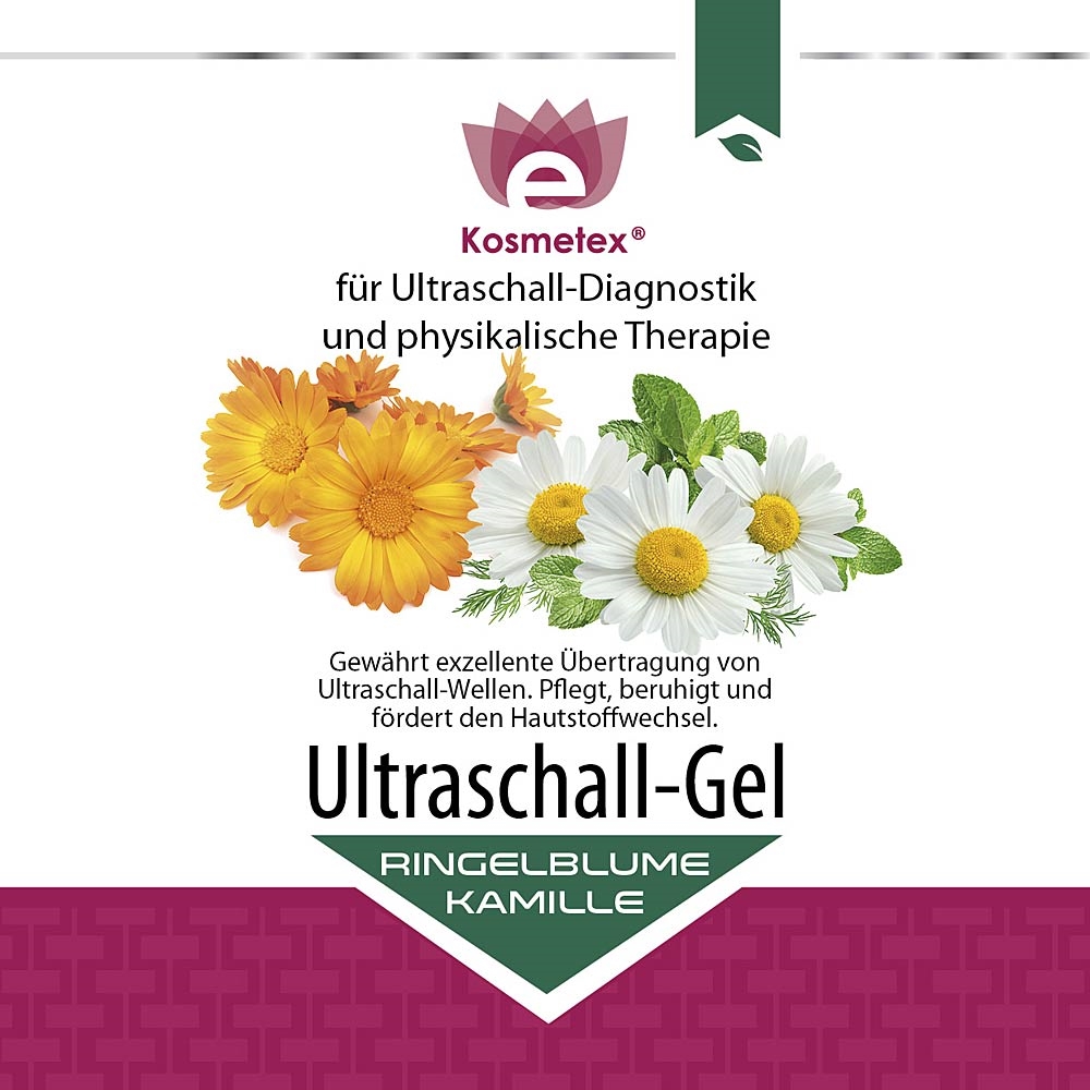 Kosmetex Ultraschallgel, Gel für Gesicht Ultraschallgerät, Kosmetischer Ultraschall Diagnostik und physikalische Therapie, 500ml 