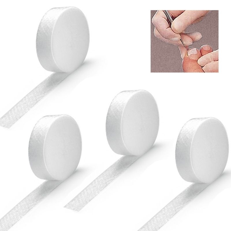Kosmetex Set Gegen Eingewachsene Nägel – Mit Wattehaken, Tamponade, Zehenbinde & Salbe, 7-teilig