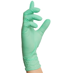 Nitrilhandschuhe OP Grün, Mint Einmalhandschuhe, 100 Stück 