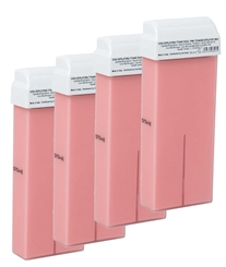 4x SieDepil Wachspatrone Pink Titanium, Breit 100ml 