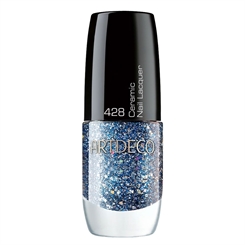 Artdeco Nagellack 428, blue glitz glitzerndes Blau , Ceramic Nail Lacquer, 6ml 