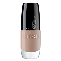 Artdeco Nagellack 72 mellow macadamia Hellbraun, Ceramic Nail Lacquer, 6ml 