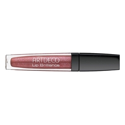 Lip Brilliance Lip Gloss, 52, altrosa, silber Lippenpflege mit Hyaluron, LSF 6, Artdeco 