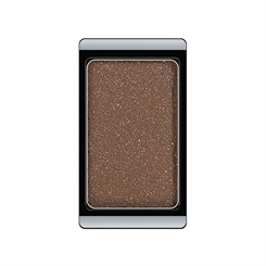 Glamour Eye Shadow, 378, schokoladenbraun Lidschatten mit Glitterpartikelchen, Artdeco 