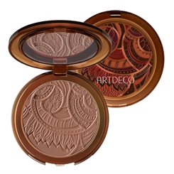 Bronzing Powder Compact, 07, wasserabweisend cafe, Bräunungspuder LSF 15, Artdeco 