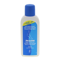 Akileine Blau Soft Flüssig Balsam, für trockene Beine und Füße, 200ml 
