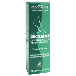 Akileine Grün, Anti-Transpirant Creme Schwitzen regulieren, Gerüche neutralisieren,50ml 50 ml