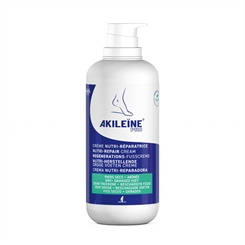Akileine Nutri-Repair-Karite-Regenerations-Fußcreme für anspruchsvolle und trockene Füße,500ml 
