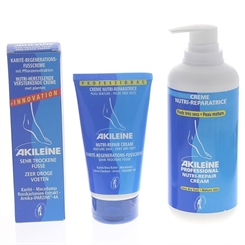 Akileine Nutri-Repair-Karite-Regenerations-Fußcreme für anspruchsvolle und trockene Füße 