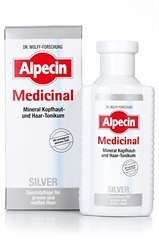 Alpecin Medicinal SILVER, Haarwasser Tonikum für graues, weißes Haar, 200ml 