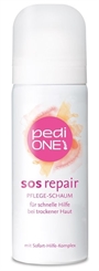 pediONE SOS repair Pflegeschaum für schnelle Hilfe bei trockene Haut 35 ml