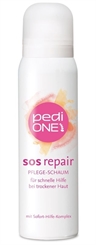 pediONE SOS repair Pflegeschaum Schnelle Hilfe bei trockene Haut 100 ml
