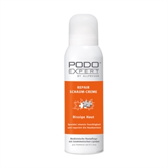 Allpresan Podo Expert Repair Schaum Creme Fusscreme für sehr trockene, rissige Haut, 125ml 