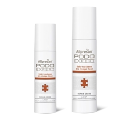 Allpresan Podo Expert Repair Creme Fusscreme bei sehr trockene, rissige Haut. 