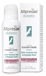 Allpresan diabetic Intensivpflege plus Mikrosilber zur Behandlung sehr trockener bis schuppiger Fußhaut bei Diabetes 35 ml