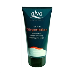 alva FOR HIM Körperlotion, Body Lotion, Anti Aging Männerkosmetik, Naturkosmetik, 175ml 