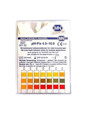Alvito pH-Teststreifen, Streifen zum Messen des pH-Wertes, Indikator, Urin, Übersäuerung,basisch, 4,5-10,0 pH, 100 Stck 