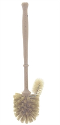 Klobürste mit WC Rand Kosmetex mit Stiel, 36cm Klobesen, Holz WC-Bürste Toilettenbürste Typ 7