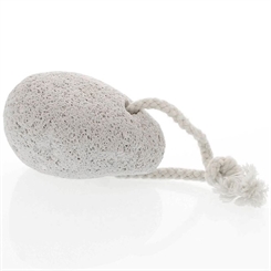 Bimsstein mit Kordel zum Aufhängen, oval 