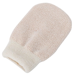 Massagehandschuh Trocken und Feuchtmassage, Kosmetex, 60% Nessel, 20% Baumwolle, 20% Kupfer 