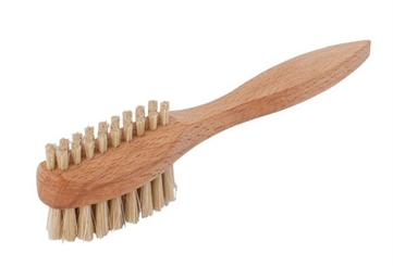 Handwerkerbürste, Nagelbürste, Kosmetex Handbürste mit Griff und kräftig hellen Borsten. 