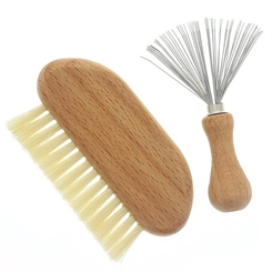Kammreiniger und Haarbürstenreiniger Set zum Reinigen - Waschen von Kämmen und Bürsten 