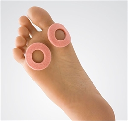 Berkemann Hornhaut Schutzring entlastet Druckstellen bei Hornhaut, Schwielen u. Blasen, 6 Stck, 