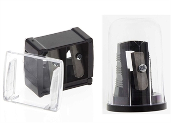 2 Kosmetex Kajalspitzer Kosmetik Spitzer für alle Stiftarten. für schmale + mittlere + breite Schminkstifte, Kajal, Camouflage 