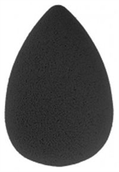 Kosmetikschwamm Blender, schwarz zum Auftragen und Verblenden von Make-Up 5.5 cm, Ø 36 mm (handliche Größe) 