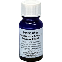 Intensive Wimperndauerwelle Creme 1, 10ml Wellmittel für die Dauerwelle für Wimpern. 
