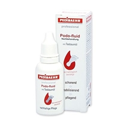 Podo fluid mit Teebaumöl, Hornhautentfernung Nachbehandlung, PediBaehr, 30ml 