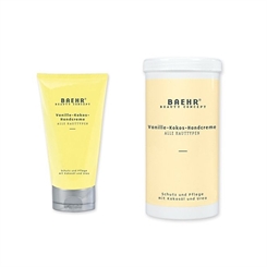 Baehr Handcreme Vanille Kokos, mit Kokosöl, Urea, 