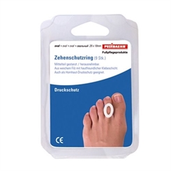 PediBaehr Zehenschutzring oval, Druckschutz, bei Hühneraugen, Blasen oder Hornhaut, 9 Stück 
